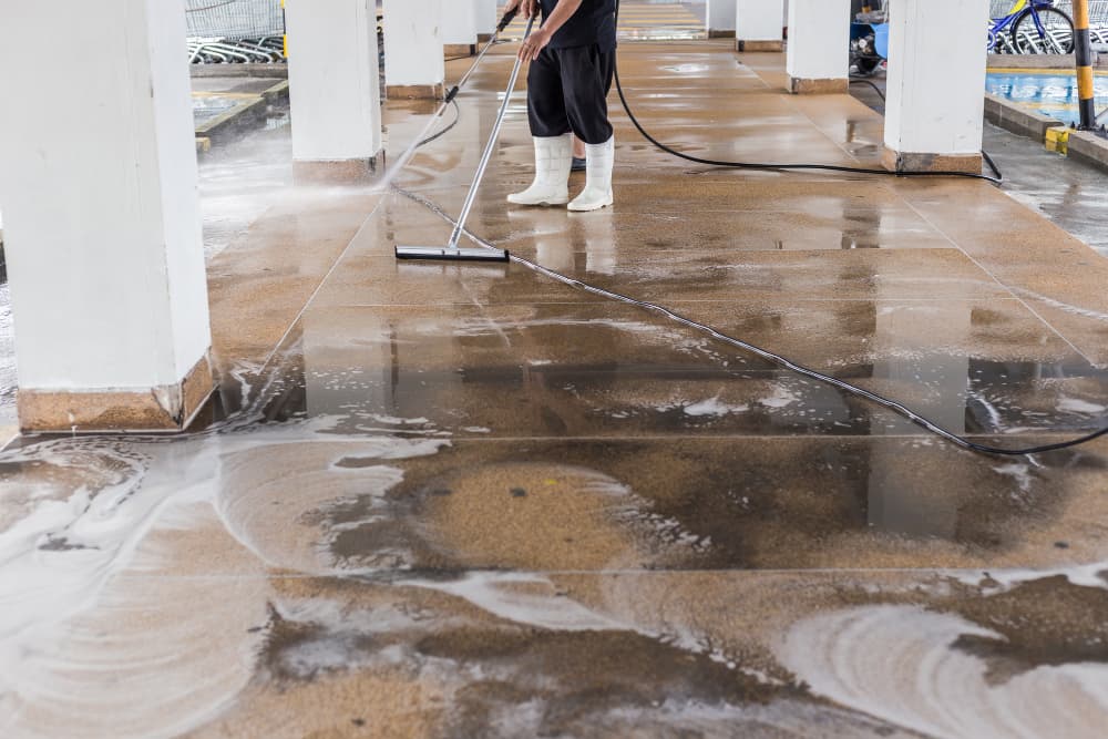 PFAS and Commercial Floor Coatings: Are Chemical Cleaning Products Making Costa Mesa Businesses Dangerously Slippery?