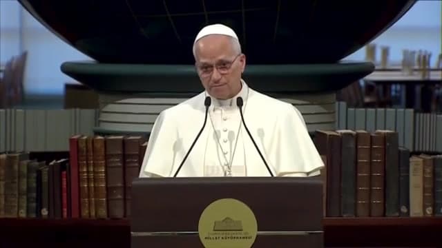 Pope Leo XIV blasts ‘delusion of omnipotence’ fueling the US-Israeli war in Iran