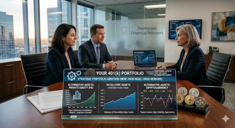 Private Equity, Crypto and Other Risky Assets Are Coming to Your 401(k). Here’s What to Know