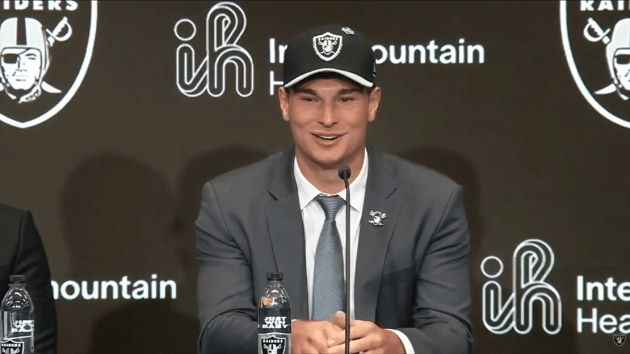 Raiders introduce South Florida native QB Fernando Mendoza to usher in new era