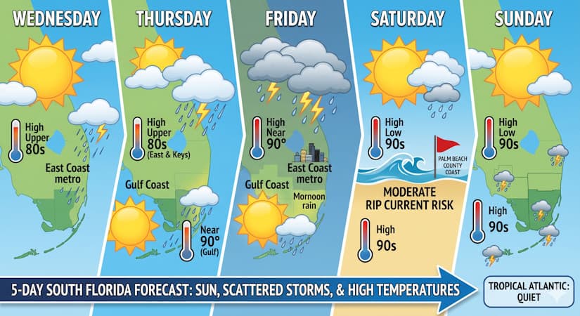 South Florida Weather: Sun, Storms, and Rip Currents