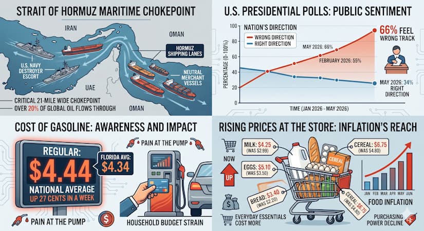 Strait of Defiance: Trump’s “Project Freedom” Launches Amidst Global Conflict and Domestic Economic Strain