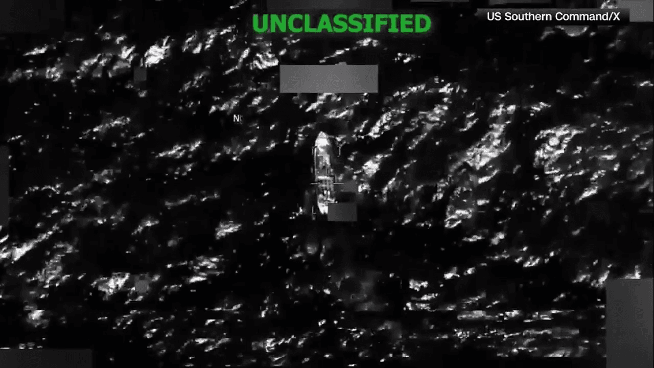 Strike on alleged drug boat kills 4 in the Caribbean Sea, US military says