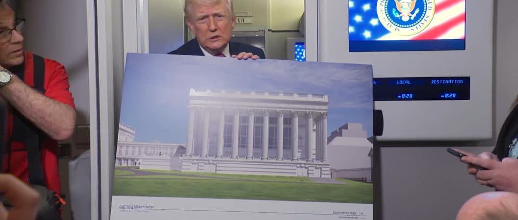 The Ballroom And The Bunker: Trump Reveals Secret Command Complex And Iran Oil Breakthrough On Air Force One (Video)