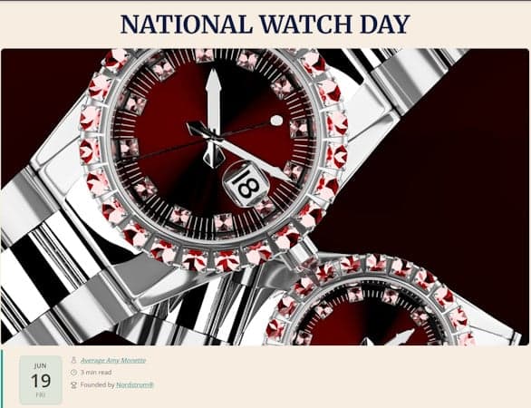 The First Wristwatch Was Made For Queen Elizabeth I in 1542. Men Didn’t Wear Wristwatch’s Until 375 Years Later