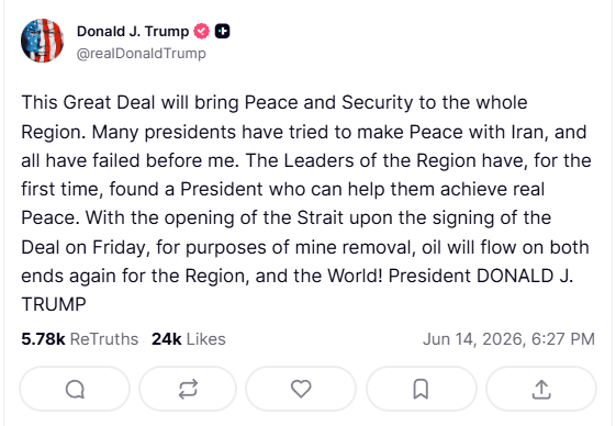 The Gulf Unfreezes: U.S. and Iran Reach Historic Agreement to End War and Open the Strait of Hormuz