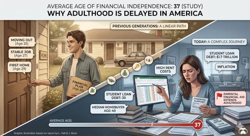 This Is the Average Age When People Stop Relying on Their Parents for Money