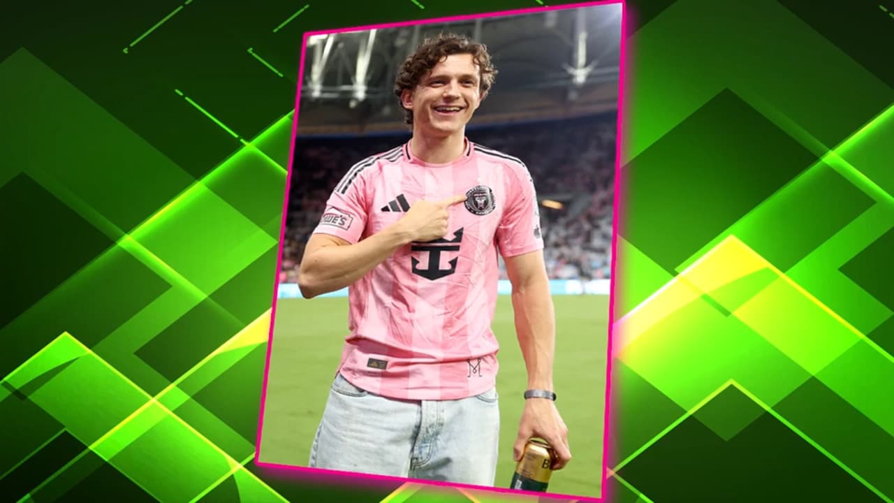 Tom Holland makes apperance at Inter Miami match, signing autographs for fans