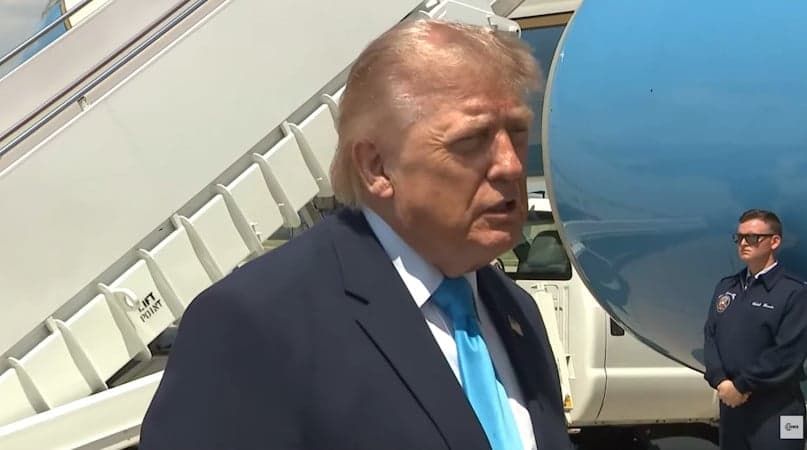 Trump Addresses Massive $1.8 Billion IRS Settlement and January 6 Payouts at Joint Base Andrews (Video)