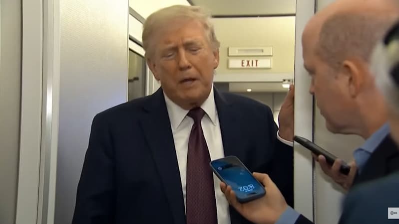 Trump Asserts Dominance Over Iran and Demands Global Coalition to Secure Vital Oil Routes Aboard Air Force One (Video)
