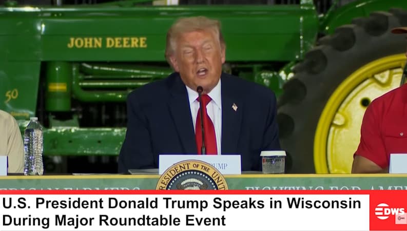 Trump Blends Domestic Agriculture and Global Brinkmanship in High-Stakes Speech (Video)