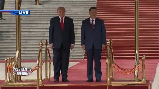 Trump has fanfare-filled meeting with Xi in China, but major breakthroughs may be elusive