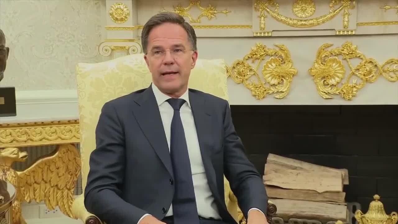 Trump met with NATO leader Rutte after musing about pulling out of the military alliance