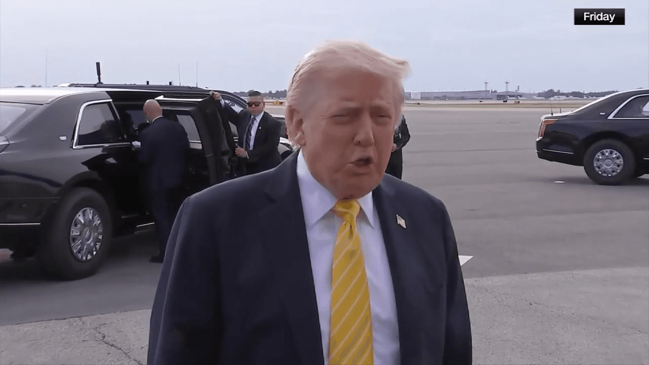 Trump says the US will ‘guide’ stranded ships from the Strait of Hormuz, starting on Monday
