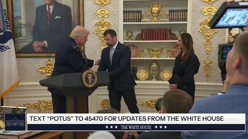 Trump Swears In Markwayne Mullin As DHS Secretary Amid Escalating Department Shutdown And Airport Chaos (Video)