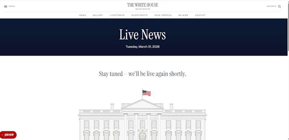 Trump to Address Nation Wednesday Night Amid Escalating Iran Conflict and Rising Domestic Energy Costs (Live Link)