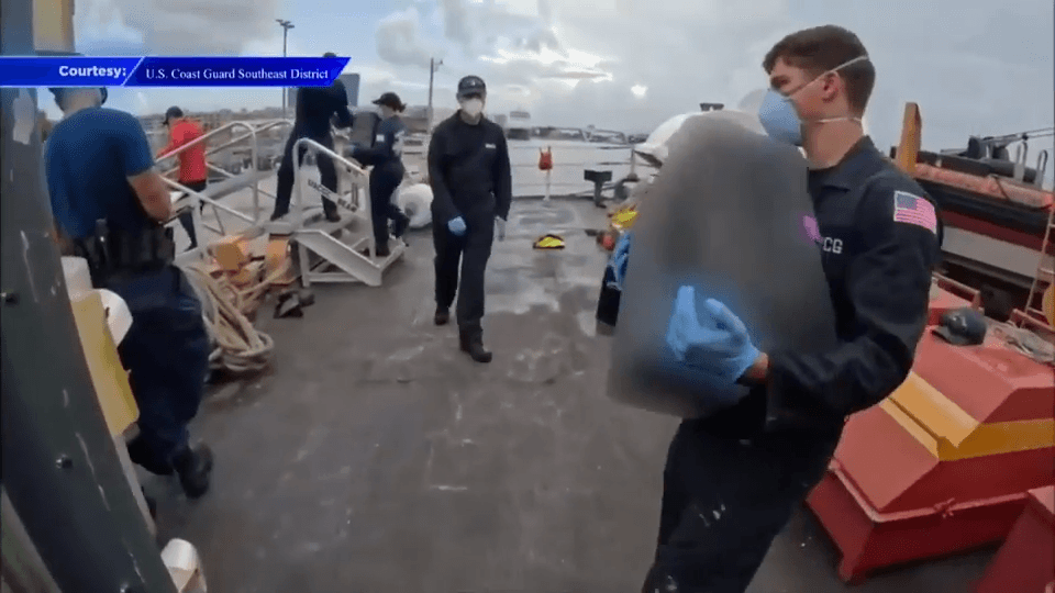 U.S. Coast Guard seizes $63 million worth of drugs in eastern Pacific operations