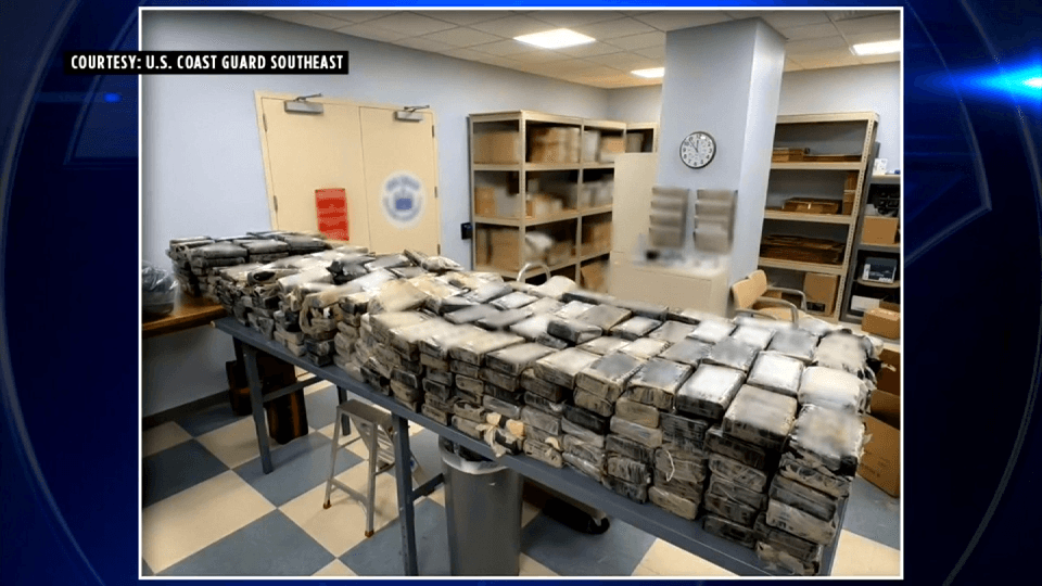 US Coast Guard seizes over 1,500 pounds of cocaine at sea near Government Cut