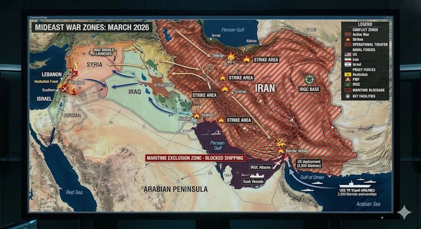 U.S. Deploys 2,500 Marines and Warships as New Iranian Leader Vows Resistance to Offensive (Video)
