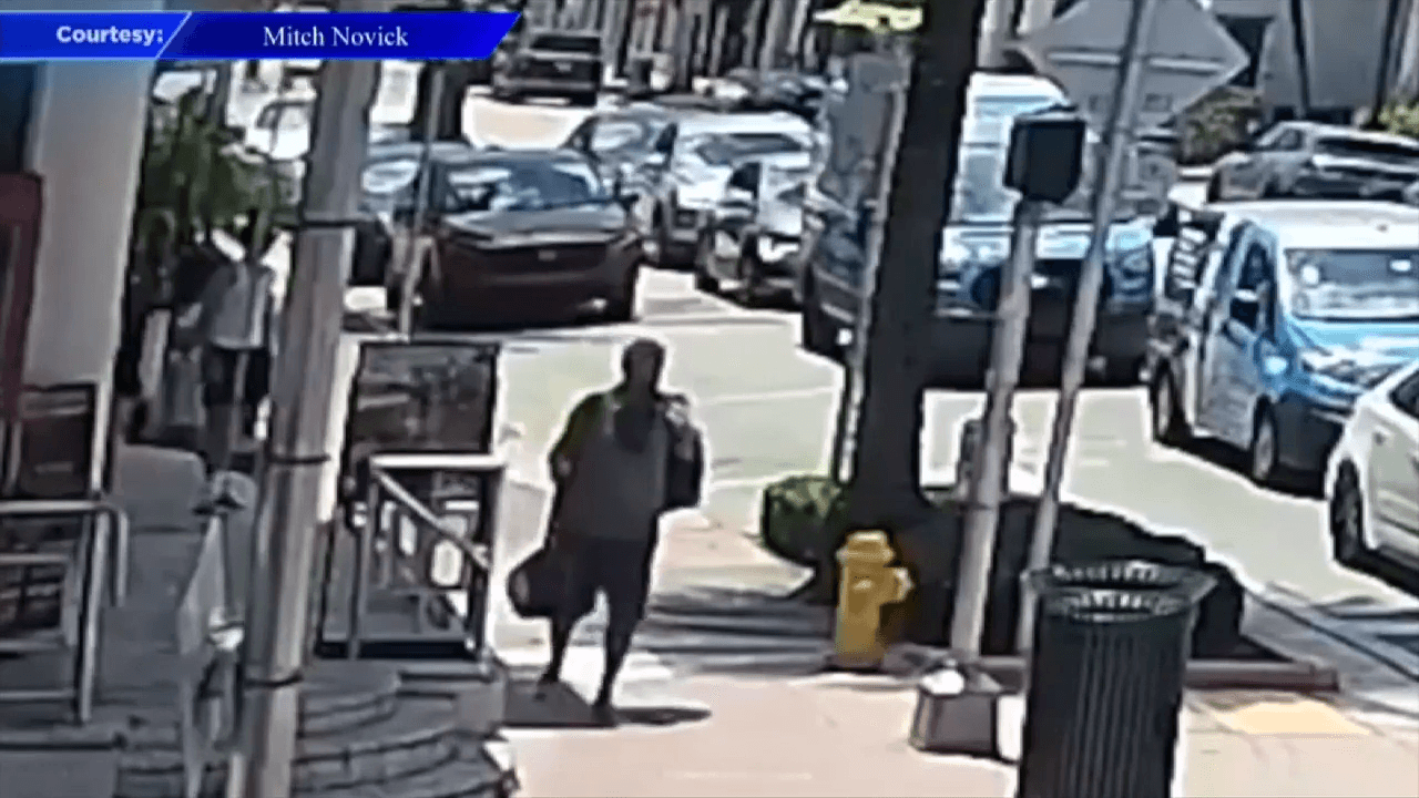 Video captures man stealing purse from tourists on Miami Beach; victim helps police track him down