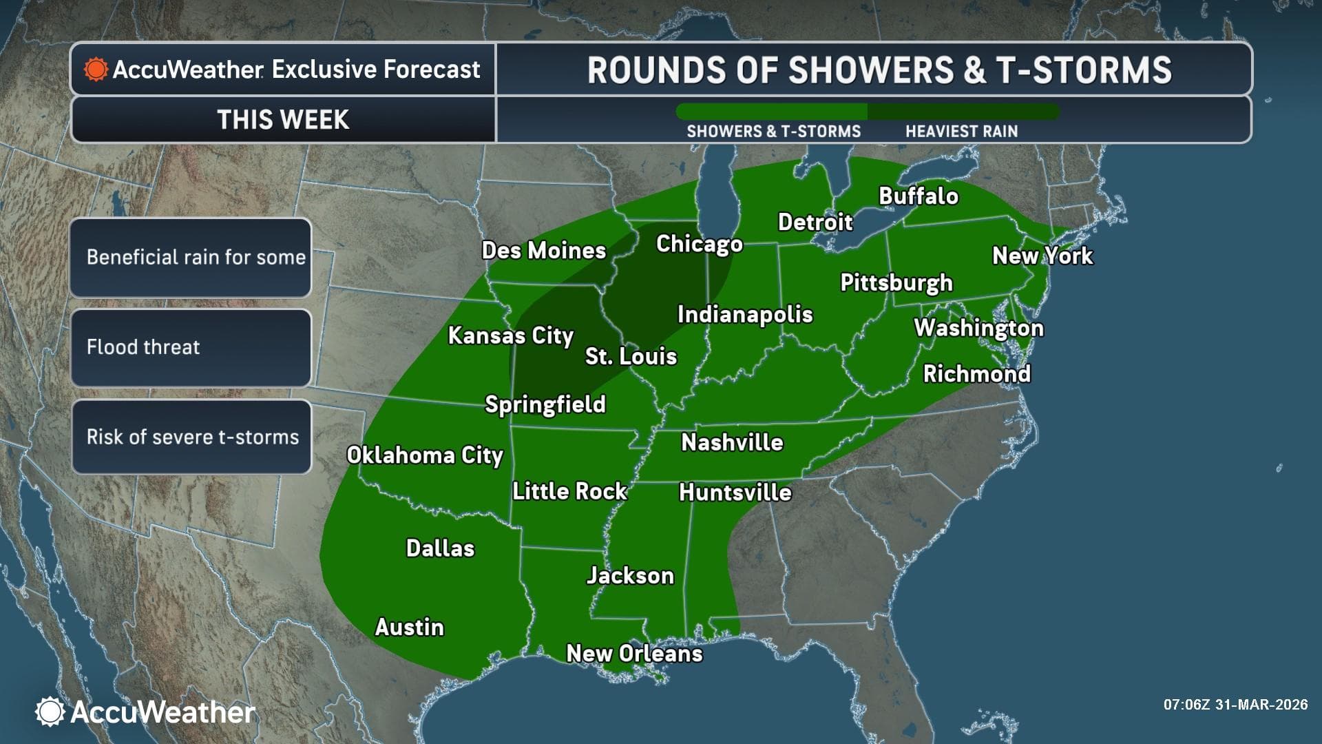Volatile Spring Storms and Major Winter Blast Threaten Easter Travel and Spring Break Plans Across the United States