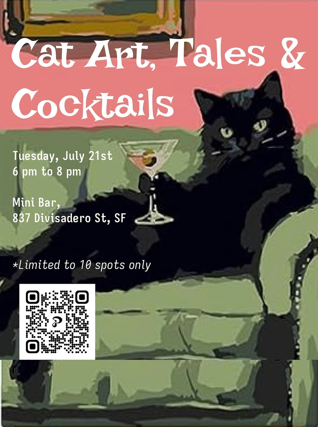 Cat Art, Tales & Cocktails