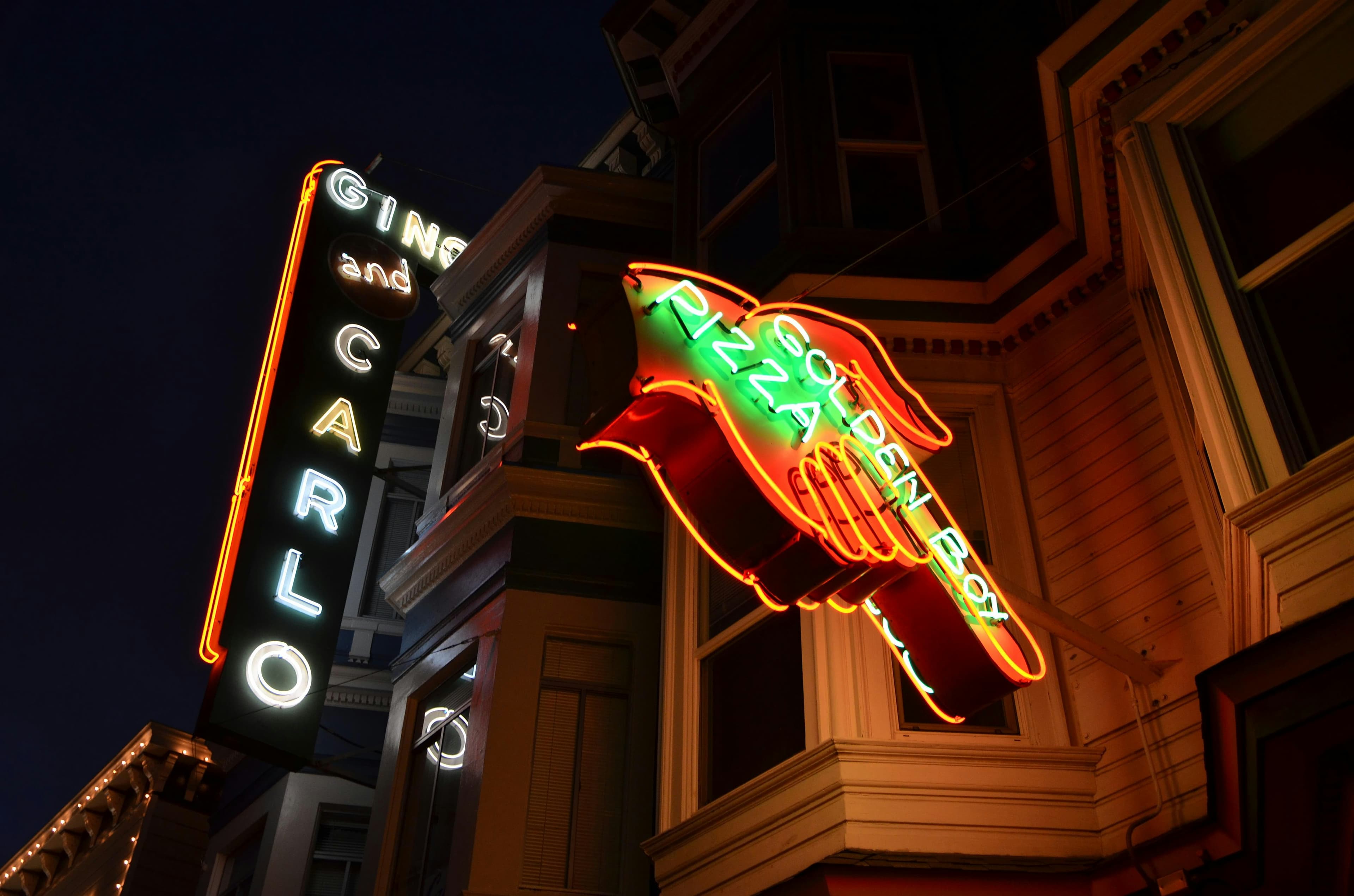 North Beach SF Neon Walking Tour 8/20